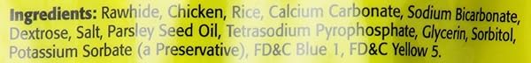 DINGO DENTAL STICKS 48 COUNT, NATURAL CHEWING ACTION HELPS CLEAN TEETH