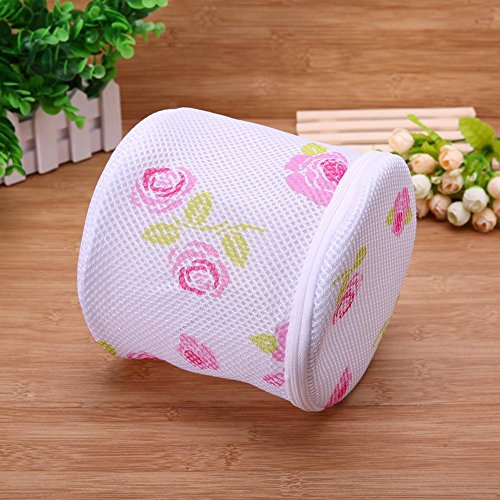 vanpower Bra Underwear Laundry Bags, Bra Underwear Laundry Bags Baskets Mesh Bag Household Cleaning Tools (Round) - Thumbnail 2