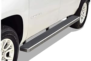 APS Premium 5in Stainless Steel Running Boards Compatible with Chevy Tahoe GMC Yukon 00-20