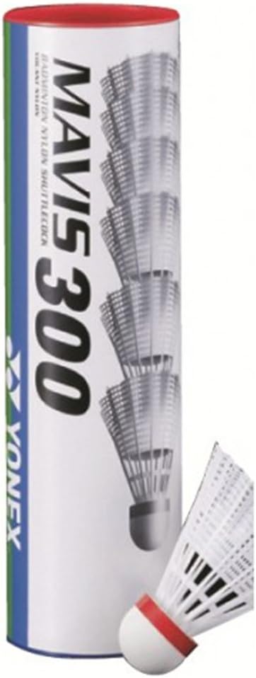 Yonex Mavis 300 Badminton Shuttles Red Fast Speed Tubes of 6