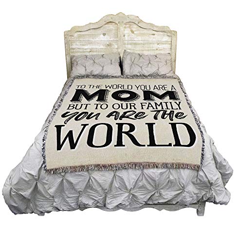 Cotton Woven Blanket for Mom - Image 3