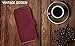 LUPA Legacy Compatible with i-Phone 7 Wallet Case, Durable and Slim, Lightweight with Classic Design & Ultra-Strong Magnetic Closure, Faux Leather, Burgundy, for i-Phone 7 (2016)