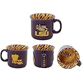 Official Custom Ceramic, X-Large 23 OZ, Relief (raised) Mug (LSU Tigers)