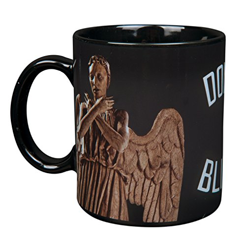 Doctor Who Heat Reveal Ceramic Coffee Mug - Don't Blink Weeping Angel Design Activates with Heat