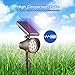 InnoGear Solar Light 8 LED Wireless Waterproof Solar Spotlight Adjustable Wall Light Landscape Light Security Lighting Outdoor Light for Patio, Deck, Yard, Garden Auto On/Off, Pack of 2