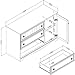 South Shore Savannah 3-Drawer Dresser with Door Pure White, Coastal