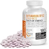 Bronson Vitamin B12 2500mcg, Quick Release Sublingual Vitamin B-12, 180 Tablets