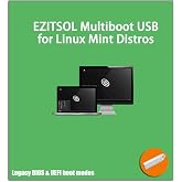 EZITSOL USB for Linux Mint 22 &amp; 21.3 64bit, 19.3 32bit - 3IN1 Bootable Linux USB Flash Drive