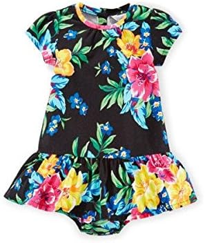 Amazon Co Jp ベビー 子供服 女の子 半袖ワンピース 花柄 ブルマ付き 並行輸入品 24mos Black Pinkmulti 服 ファッション小物