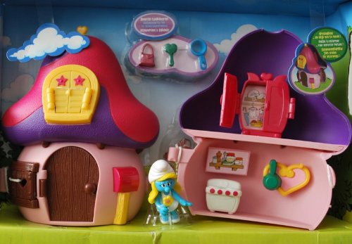 Giochi Preziosi Die Schlumpfe Das Haus Pilz Mit 1 Figur Blau 33250