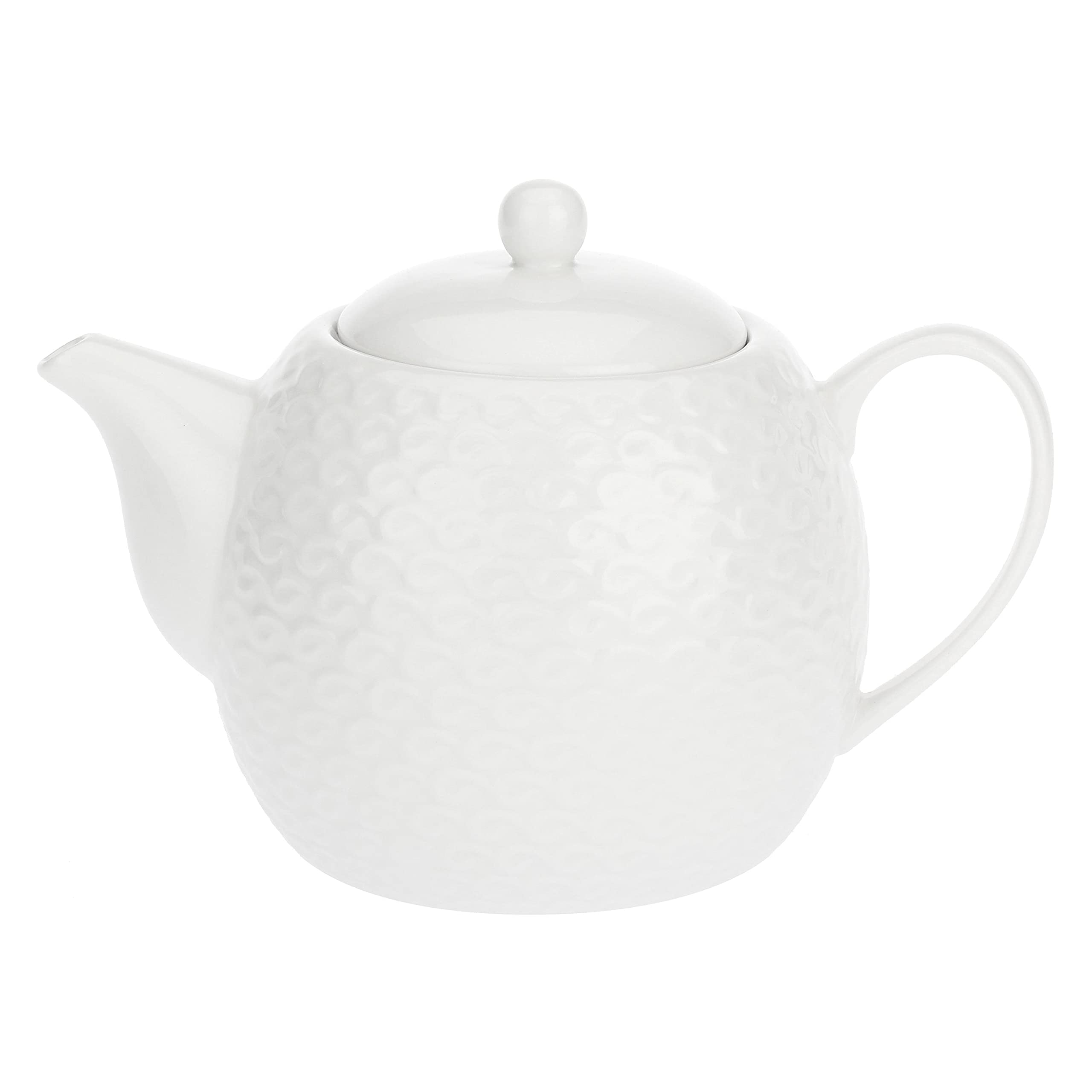 la Porcellana "Momenti Tea Pot with Filter Gift Box, White