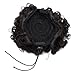 Short Afro Kinky Curly Puff Ponytail Hair Extensions Fluffy Synthetic Drawstring Hair Bun for African American Black Women 1piece dark brown