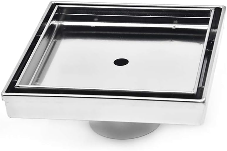 Royal Drains Tile Insert Point 5 inch Brushed Nickel By Serene Steam