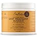 Shea Moisture Raw Shea Butter Powerful Duo, Deep Treatment Masque, 16 Fl Ounce | Shea Moisture Jamaican Black Castor Oil Strengthen and Grow Leave-In Conditioner, 16 Fl Ounce