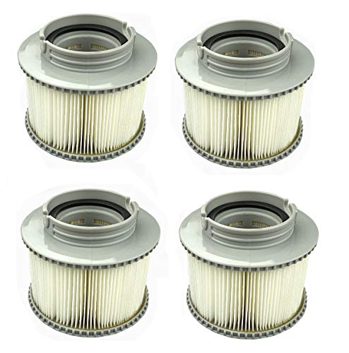 outdoor shopping Mspa Filters 4 pcs Instead Camaro Blue Sea Elegance Hot Tub Filter Cartridges Spa