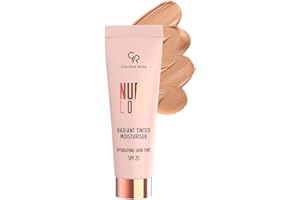 Golden Rose Radiant Tinted Moisturiser Oil-Free Glowy Tinted Moisturizer Foundation UV SPF 25 (MEDIUM TINT)