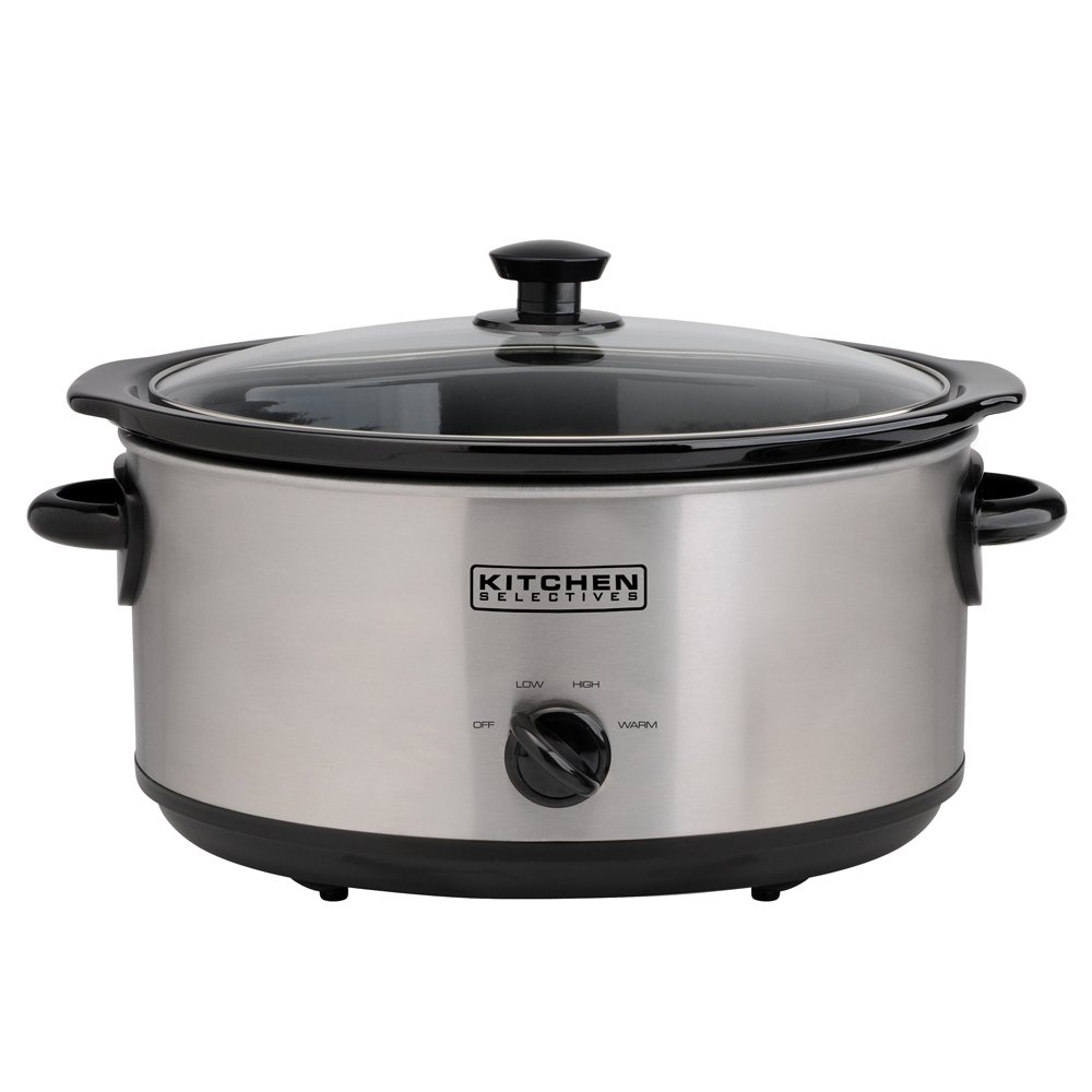 1 5 Quart Kitchen Selectives Slow Cooker Red Serrano80 Com