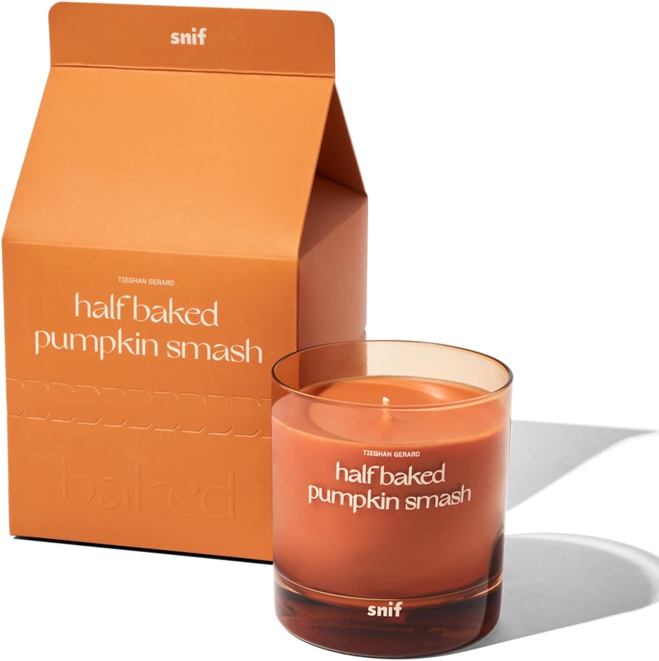 Candles & Holders - Snif Half Baked Pumpkin Smash 8.5 Oz Scented Candle