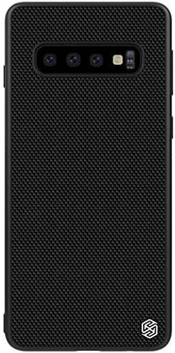 Nillkin Case for Samsung Galaxy S10 Textured Series Nylon Fiber Tough & Durable PC + TPU Material Luxury Protect Black
