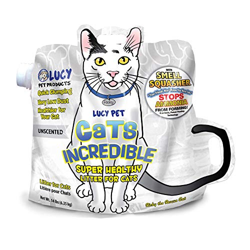 Cats Incredible Lucy Pet 14 lb Bag Clumping Cat Litter with Smell