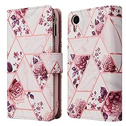 UEEBAI Wallet Case for iPhone XR, Premium Vintage