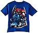 Transformers Little Boys' Optimus Prime Bend T-Shirt, Royal, 7