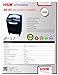 HSM shredstar BS14C, 14-Sheet, Cross-Cut, 5.8-Gallon Capacity Continuous Operation Shredder