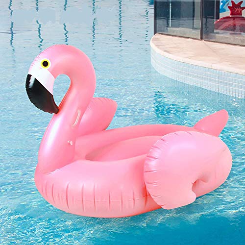 Large Inflatable Flamingo Pool Float Party Toys with Durable Handles