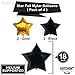 Black 21st Birthday Decorations – Large, Pack of 29 | 21st Birthday Balloons | 21 Birthday Decorations | 21 Black Balloons | 21st Birthday Black | 21 Birthday Party Supplies Kit for 21 Year Old