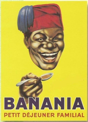 Metal Retro Pub Sign - Chocolate Banania J'adore 20x15cm [in Foreign Language]