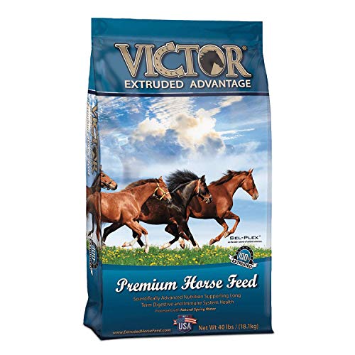 Victor Extruded Advantage - Premium Horse Feed, 40 Lb. Bag