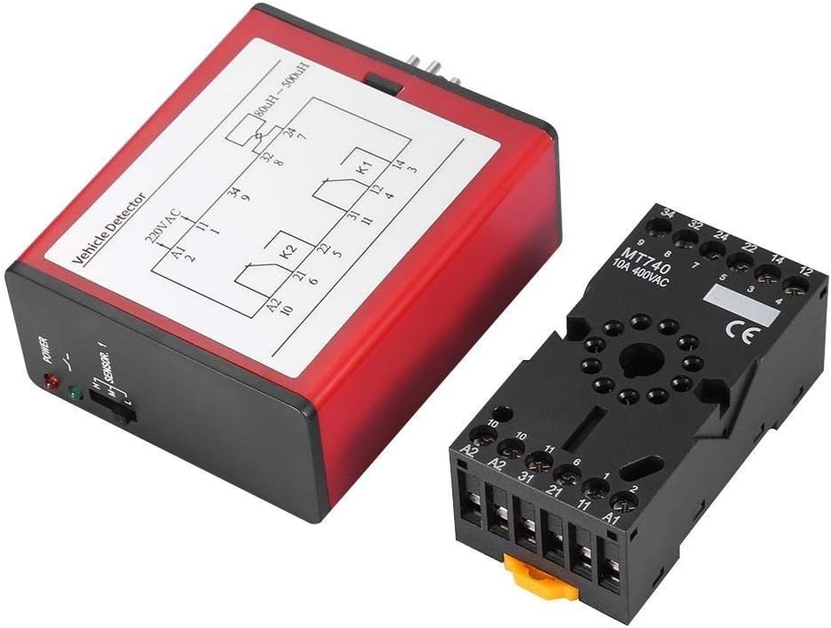 Dingln Loop Detector,Single Channel Inductive Loop Vehicle Detector Compatible With Parking Lot Access Control - Image 4