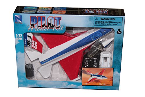 New ray, modern plane, 1:72 scale, f-16 fighting falcon, plastic …