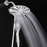 AKDY ABS Multi-Function Massage Jets Spray Fixed Shower Head Handheld Shower Wand Combo (SH0129)