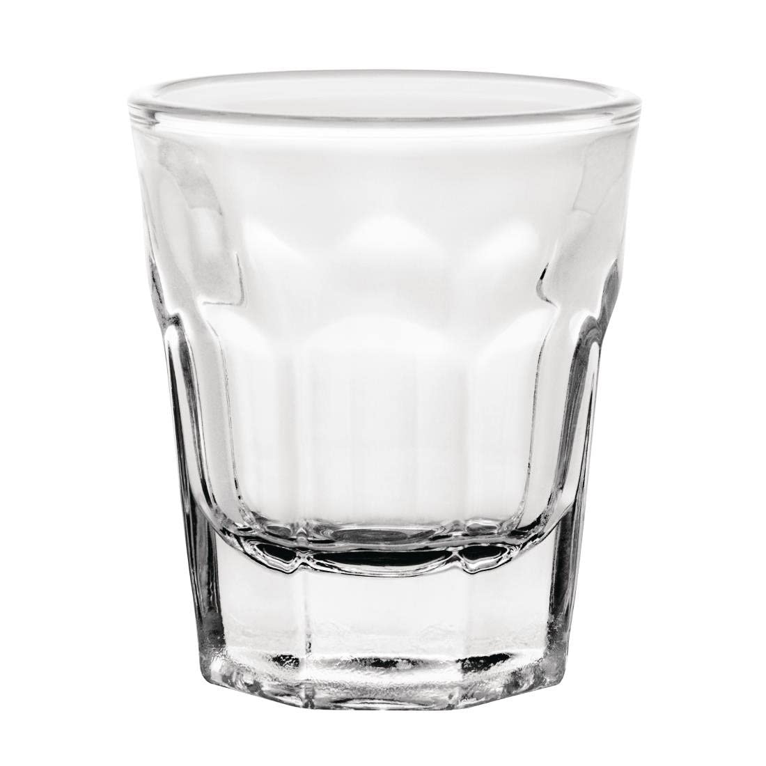 Olympia Orleans Shot Glasses Set 40 ml/1.25 oz (Pack of 12), Clear Glass, Glasswasher Safe, CB866