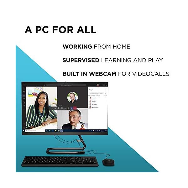 Lenovo-IdeaCentre-AIO-3-238-Inch-FHD-Desktop-PC-AMD-Ryzen-3-4-GB-RAM-128-GB-SSD-Windows-10-Home-All-in-One-Computer-Wired-Mouse-and-Keyboard-Black Lenovo IdeaCentre AIO 3 23.8 Inch FHD Desktop PC - (AMD Ryzen 3, 4 GB RAM, 128 GB SSD, Windows 10 Home) - All-in-One…