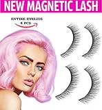 Magnetic False Eye Lashes [No Glue] 3D Eyelashes Premium Magnet Quality False Eyelashes Set for Natural Look Full Eye