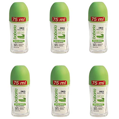Babaria Aloe Fresh Deodorant Roll On 75 Ml Pack 6 | Desertcart Aruba