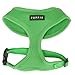 Puppia Soft Dog Harness No Choke Over-The-Head Triple Layered Breathable Mesh Adjustable Chest Belt and Quick-Release Buckle, Green, Small