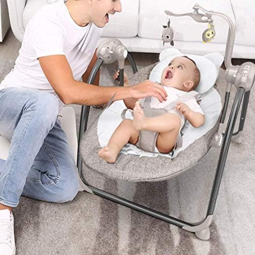 春のコレクション 赤ちゃん折りたたみ電動ロッキングチェア新生児スイングチェアクレードルボディガード5メートルリモコンで知育玩具12音楽 Green 豪奢な 春のコレクション 赤ちゃん折りたたみ電動ロッキングチェア新生児スイングチェアクレードルボディガード5メートルリモコンで知育玩具12音楽 Green 豪奢な