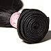 UNice Hair Brazilian Body Wave Human Hair 1 Bundle 100% Unprocessed Virgin Human Hair Weave Extensions Natural Black Color Can be Dyed and Bleached 16 inch