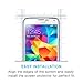 KATIN Galaxy S5 Screen Protector - [2-Pack] Tempered Glass For Samsung Galaxy S5 Screen Protector 9H Hardness with Lifetime Replacement Warranty