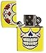 Zippo Sugar Skull Lemon Matte Pocket Lighter, One Size (2001460)