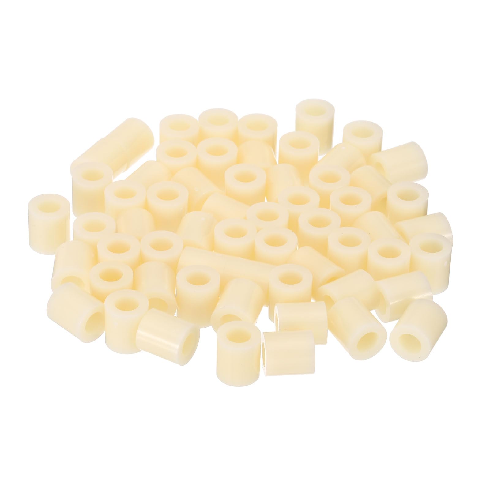PATIKIL M6 Round Spacer Washer Set, 60 Pcs ABS Plastic Spacer Washer 6.2mm ID, 11mm OD, 12mm Length for M6 Screws — image 1