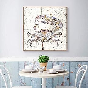 Floating Framed for Living Room Bedroom Wooden Background Animal for