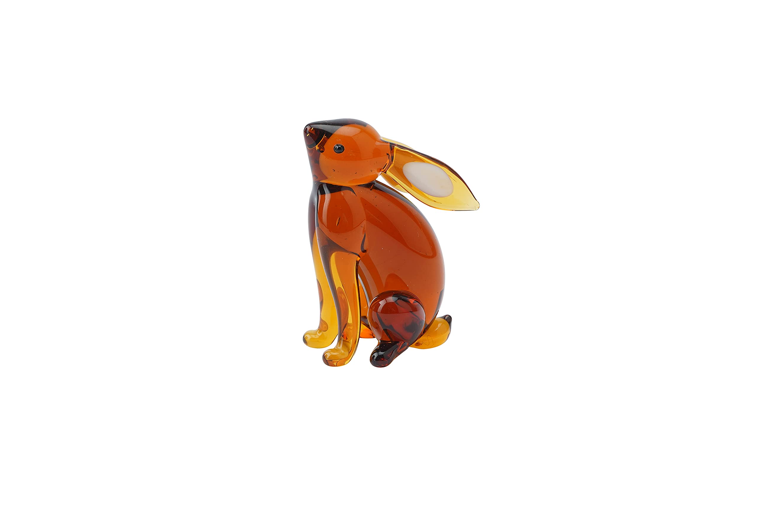 Glass Stargazing Hare Ornament | Brown | Gift Boxed | Collectable | Decorative | Home Accessory | Gift | Glass Animals by CGB Giftware | GB06039
