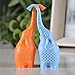 Iphox Silicone Reusable Tea Bag Candy Silicone Tea Infuser Strainer (2-piece suit-Elephant)