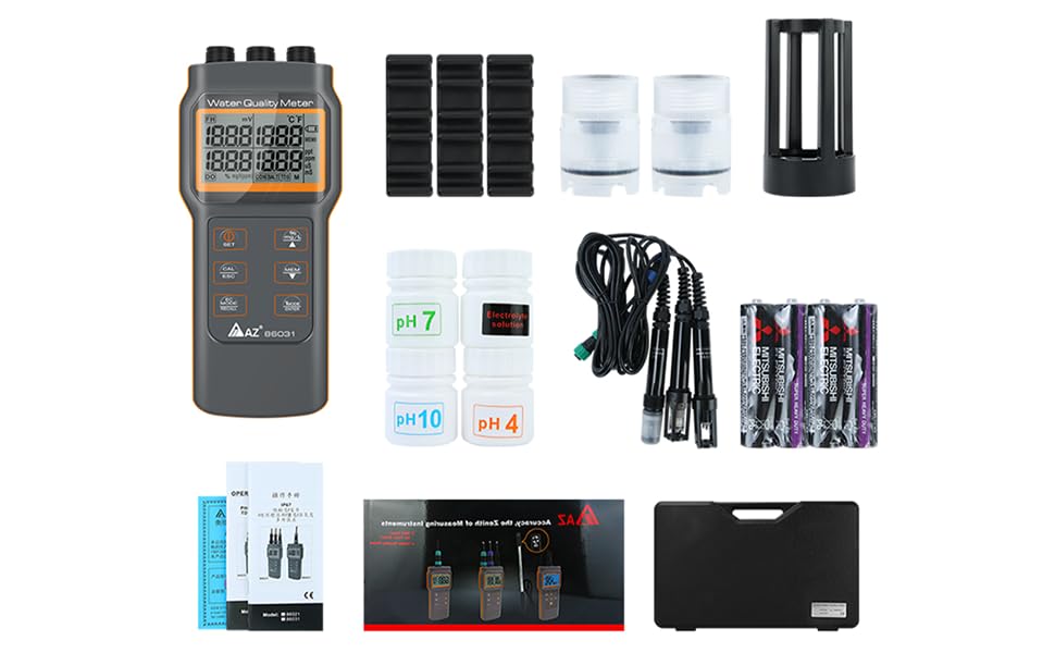 AZ-86031 5 in 1 Water Quality Meter Dissolved
