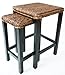 BIRDROCK Home Seagrass Nesting Accent Tables - Hand Woven Seagrass - Fully Assembled