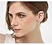 Horse Hoop Earrings Sterling Silver 20mm Small Horse and Girl Circle Hoop Earrings (Cat earrings)